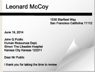 Cover Letter